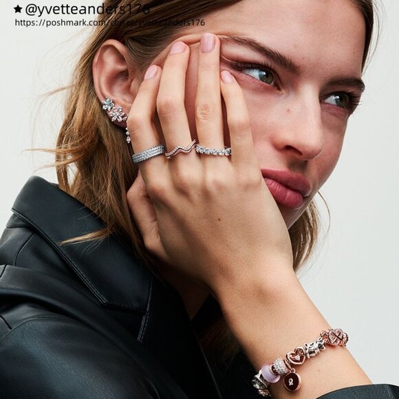 Pandora Matte Pink Murano Glass Charm - Picture 6 of 6